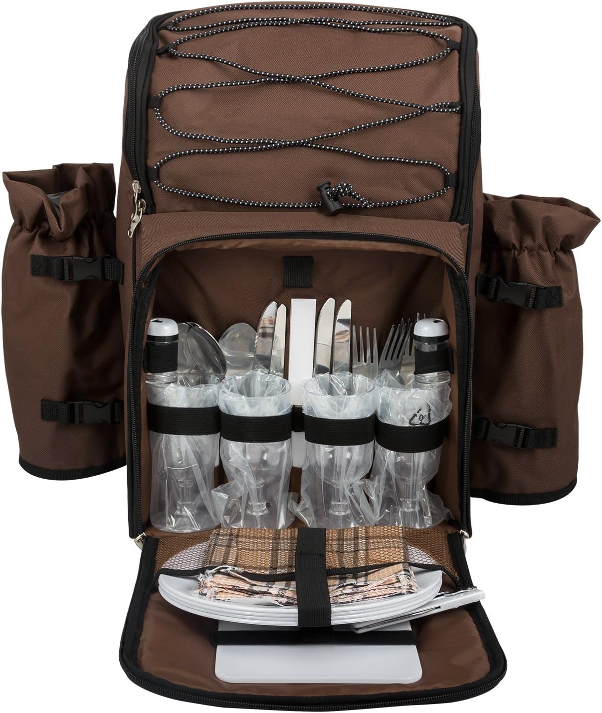Picknickrucksack, Braun