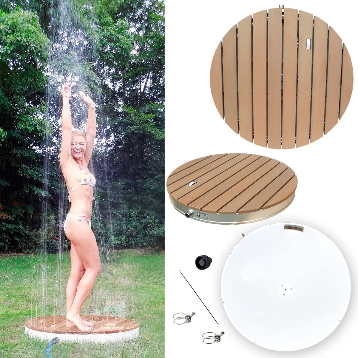 Outdoor Bodendusche