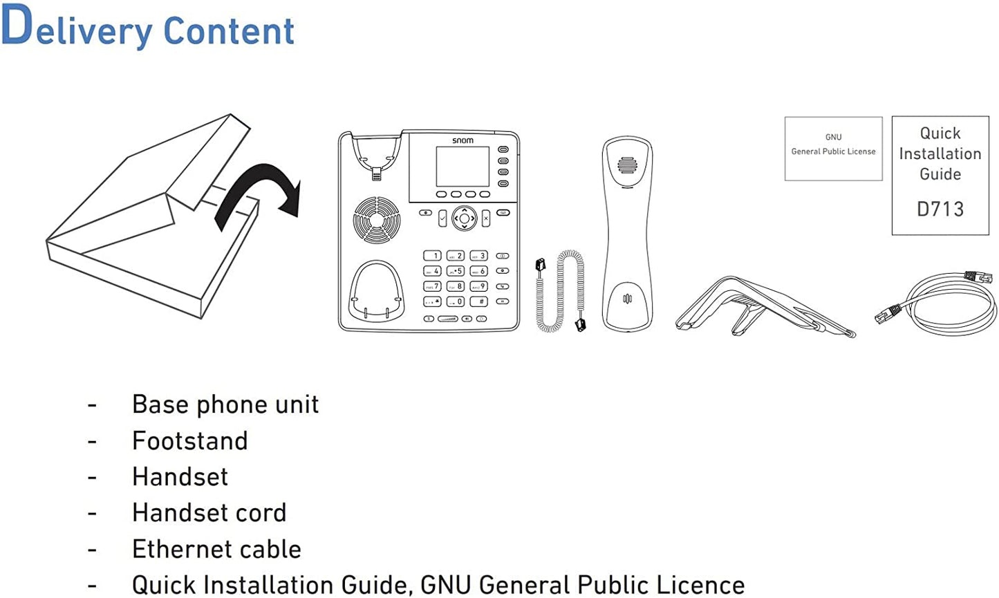 D713, VoIP-Telefon