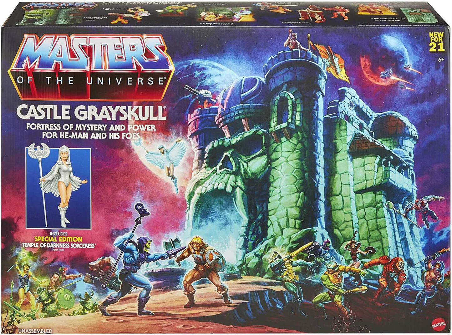 Masters of the Universe Origins Castle Grayskull Spielset, Spielgebäude