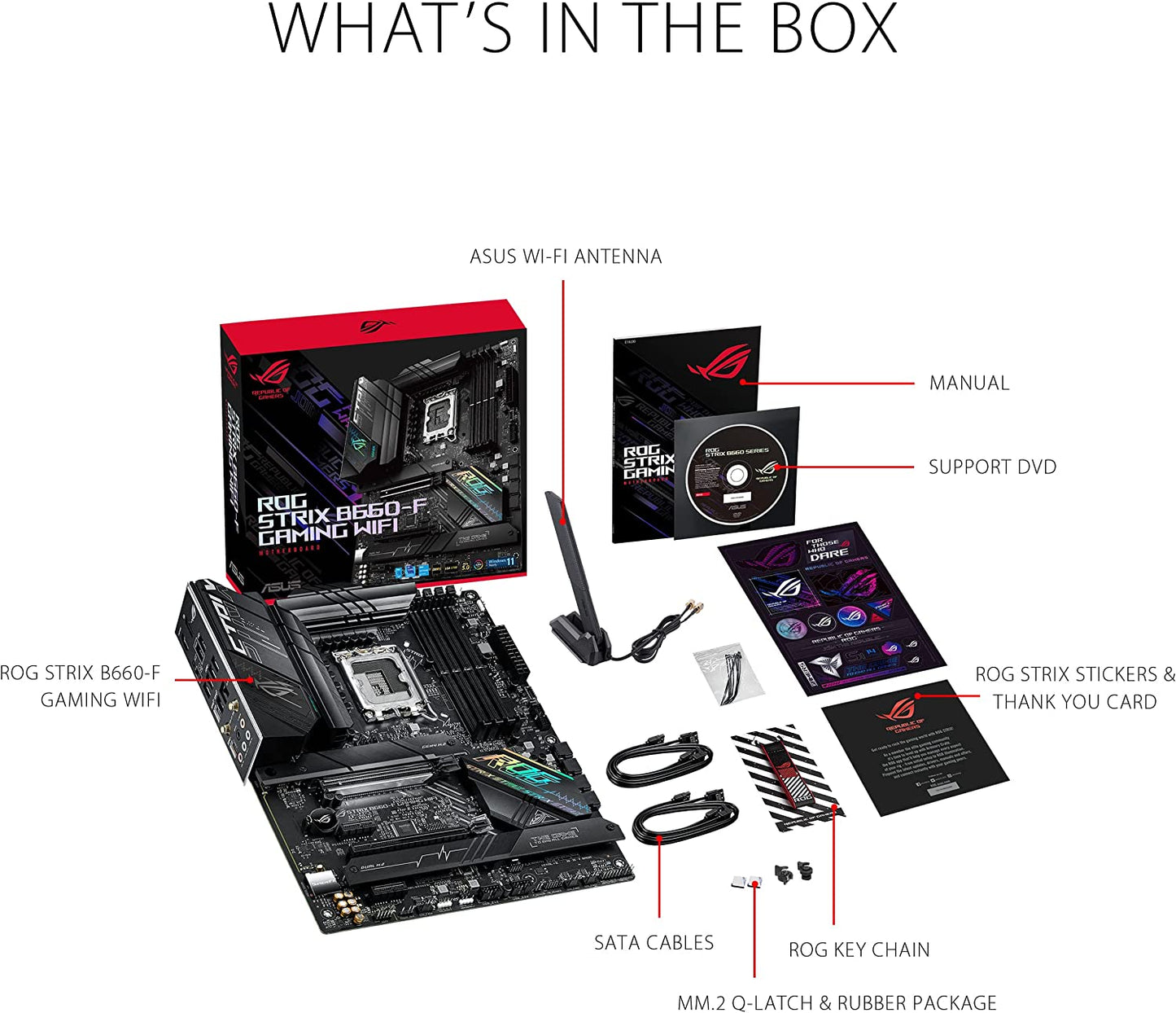 ROG STRIX B660-F GAMING WIFI, Mainboard