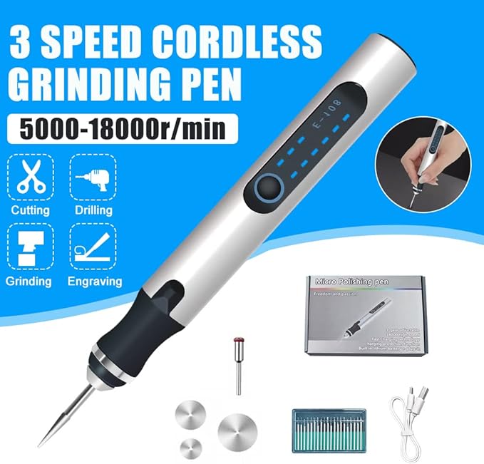 Elektrischer Gravierstift, Silber