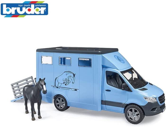 MB Sprinter Tiertransporter mit Pferd, Modellfahrzeug