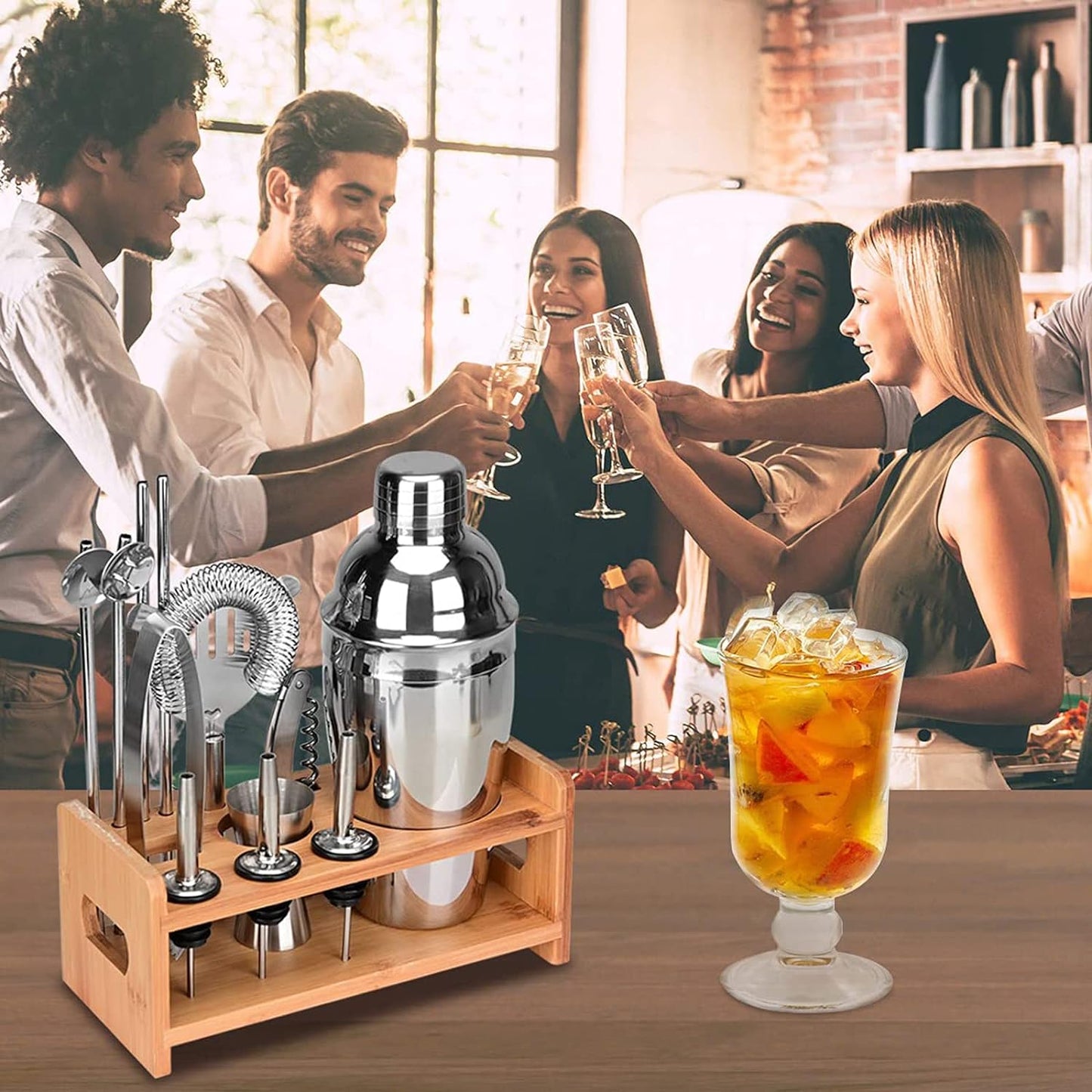 Premium Cocktail Shaker Set, 750 ml