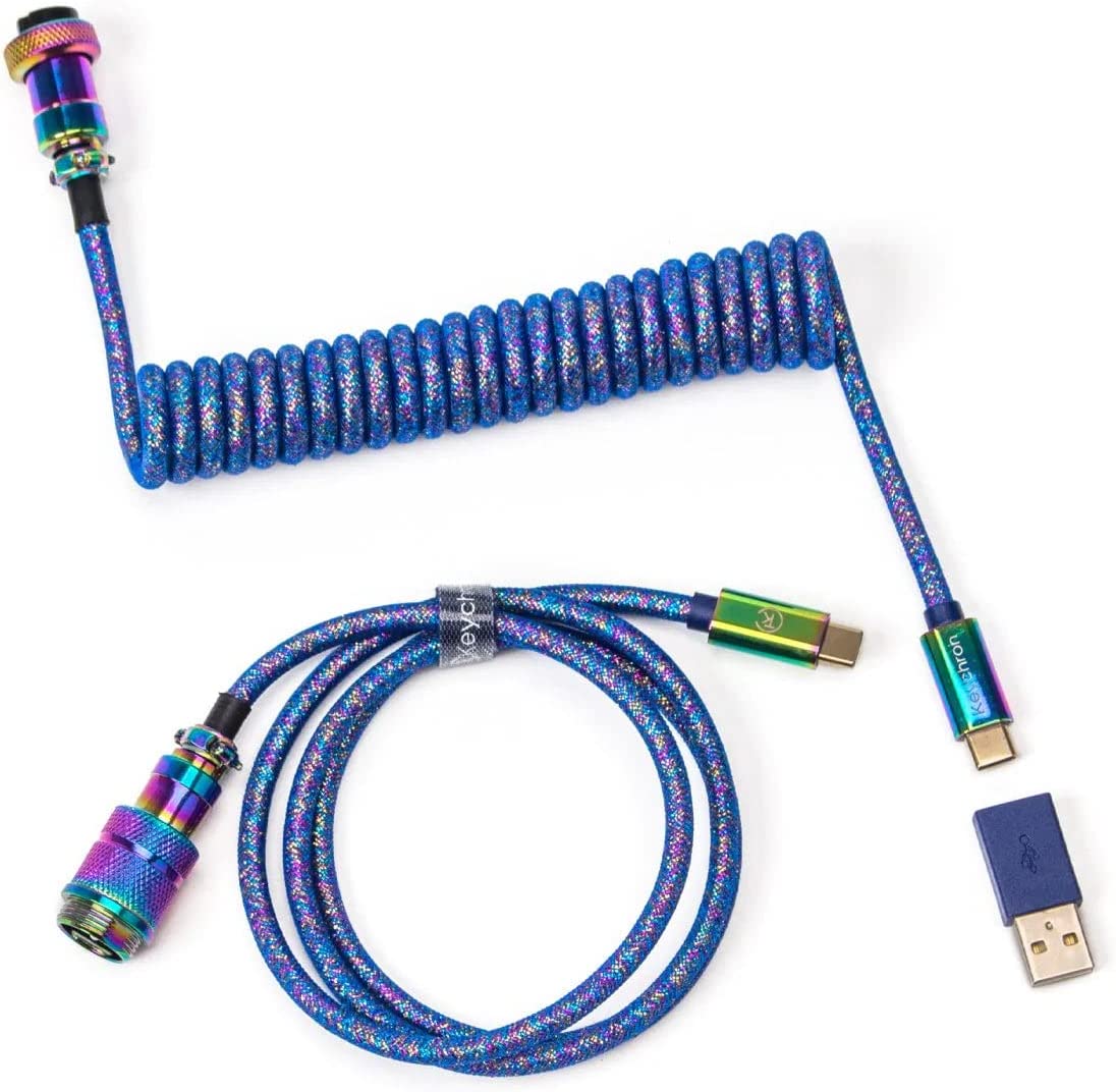 USB 3.2 Gen 1 Premium Coiled Aviator Kabel, USB-C Stecker > USB-C Stecker