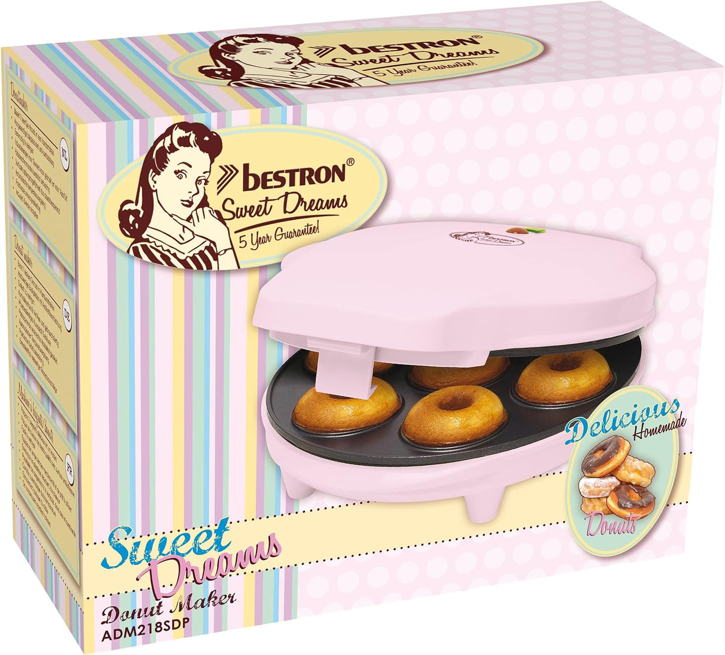 Donut Maker Sweet Dreams, Rosa