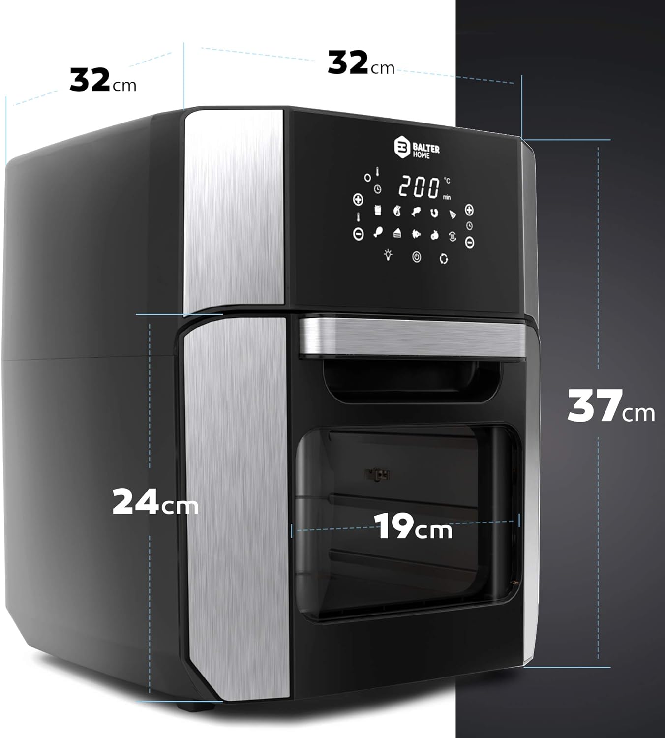 Heissluftfritteuse HL-1200