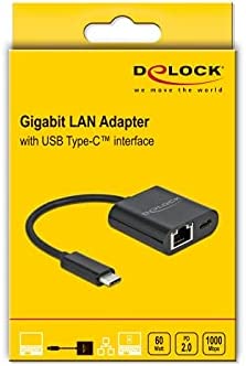 Adapter USB-C > Gigabit LAN, mit PD Anschluss