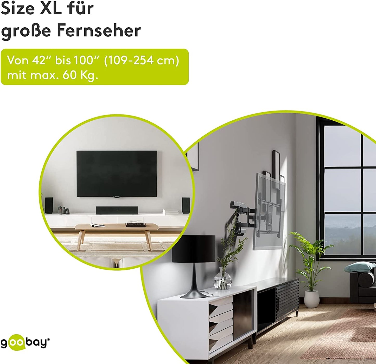 FULLMOTION Pro XL, Wandhalterung