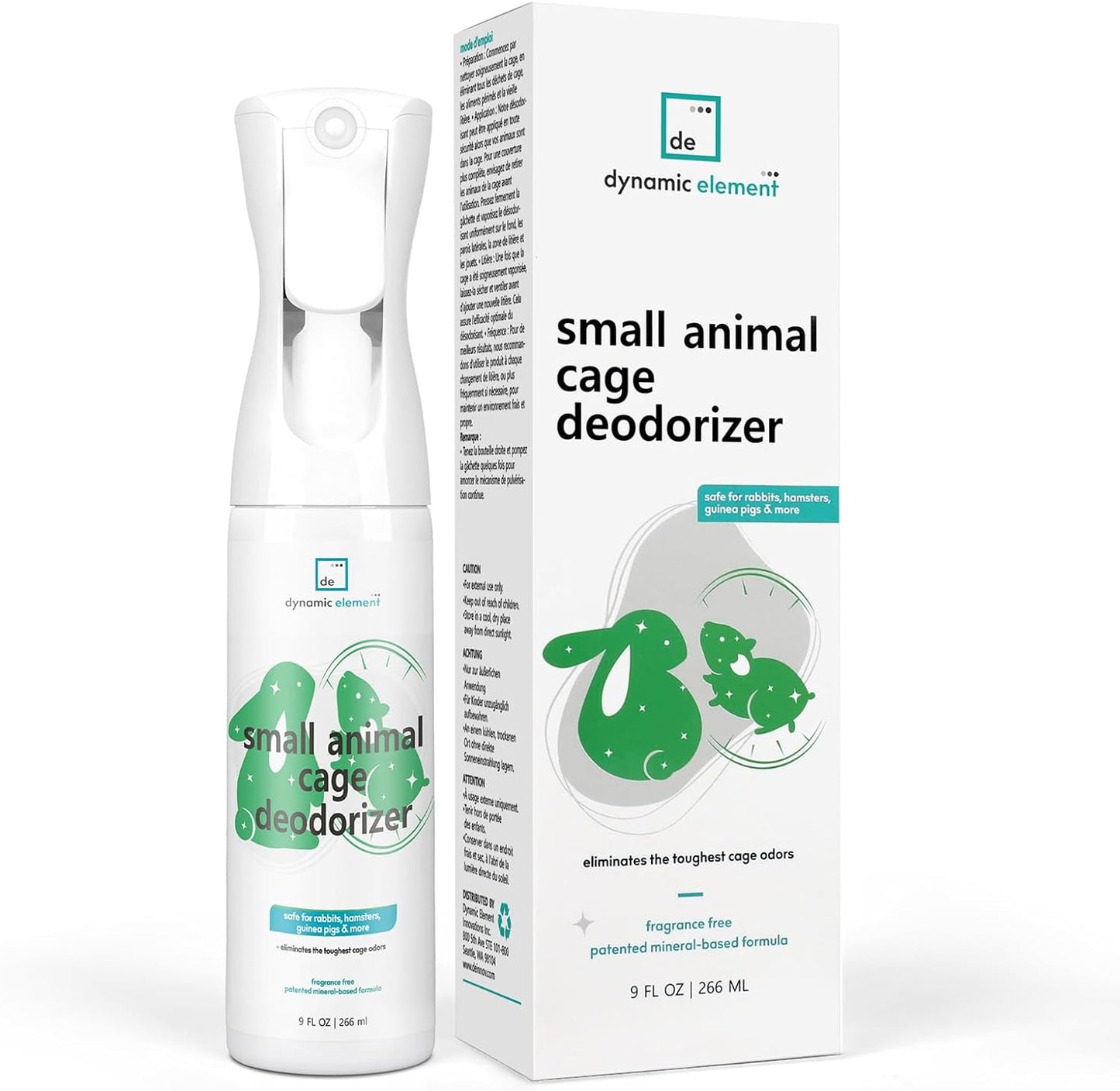 Geruchsneutralisierer Spray für Nagerkäfige