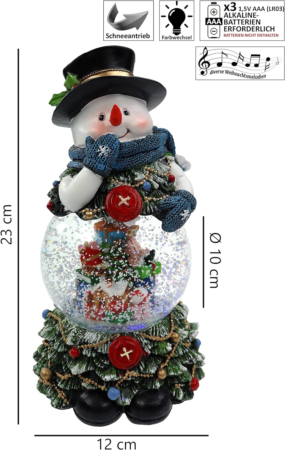 Spieluhr Schneekugel