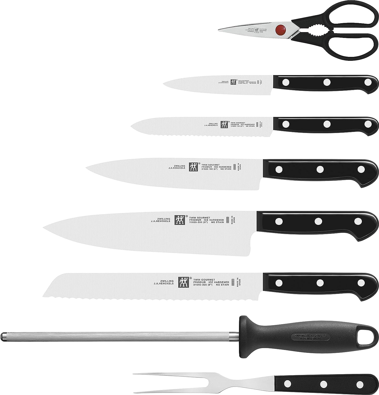 Twin Gourmet Messerblock Set, Twin Gourmet, Single, 9-tlg