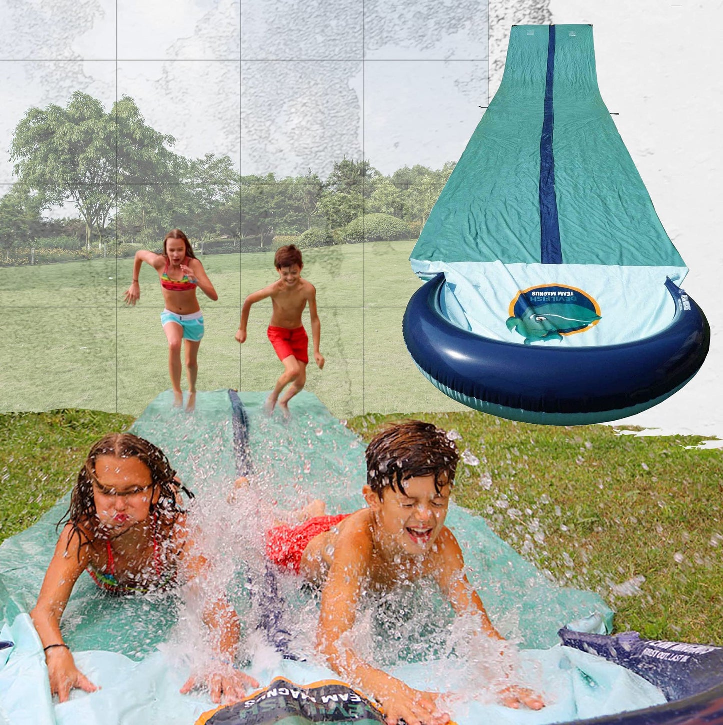 Wasserrutsche