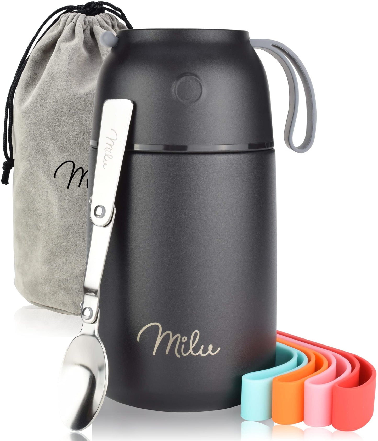 Thermobehälter, Schwarz, 650ml