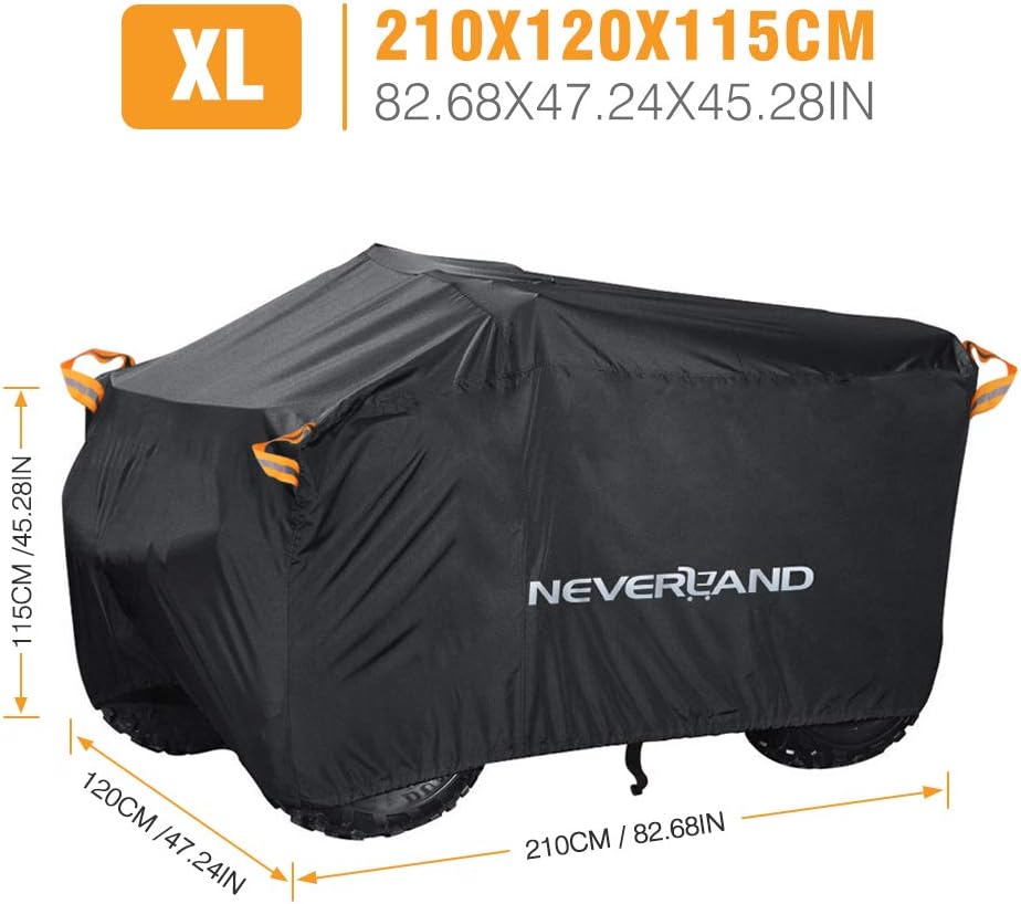 Quad-Abdeckplane, XL (210*120*115cm/ 86.28*47.24*45.28 inch)