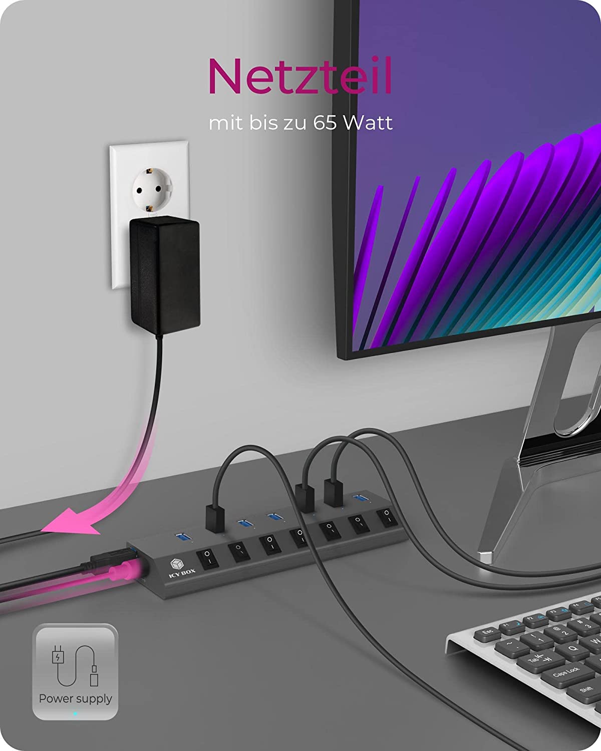 IB-HUB1701-C3, USB-Hub