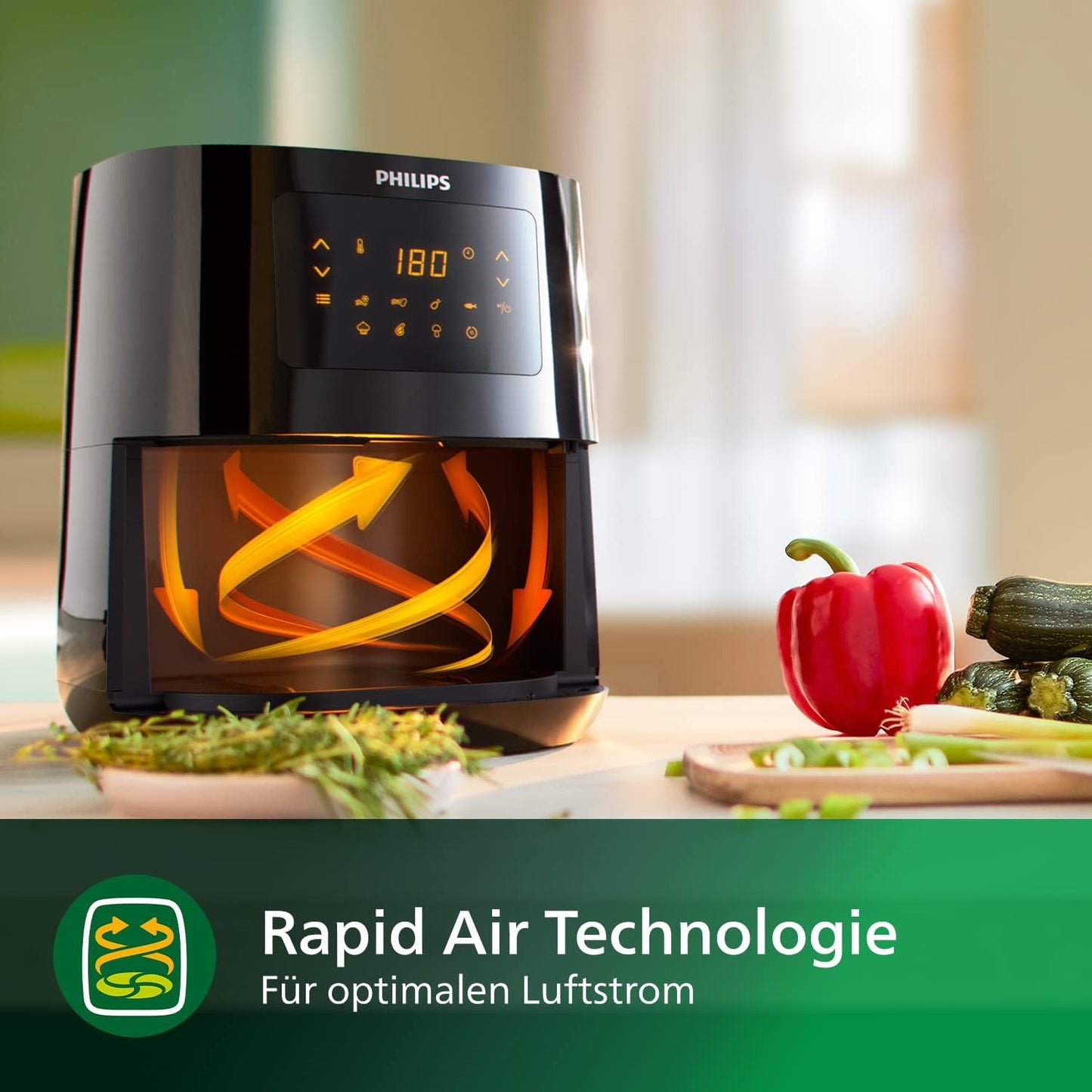 Airfryer 3000 Serie L HD9252/90, nicht WiFi-connected, 4.1 L