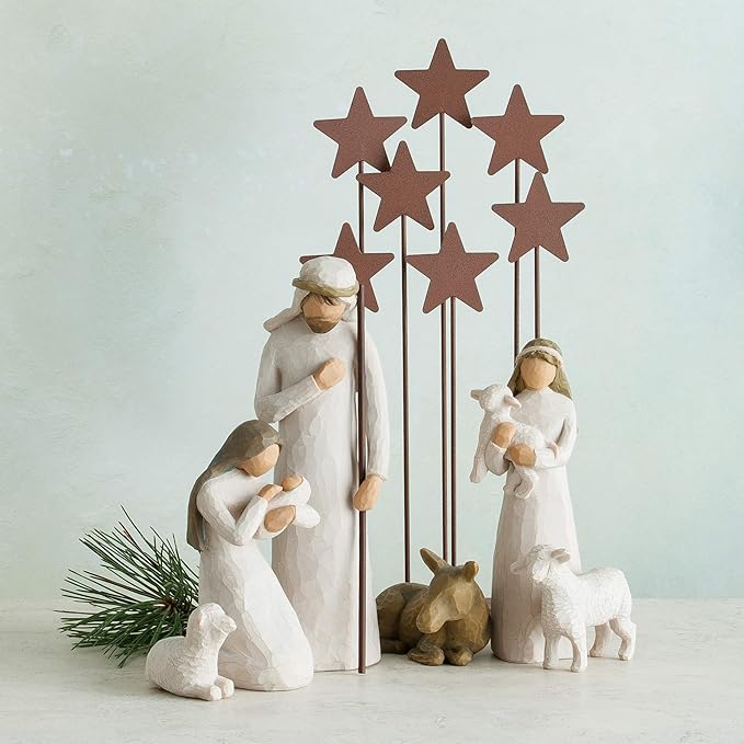 Willow Tree Metal Star Backdrop 26007, Elegante,Klassiker