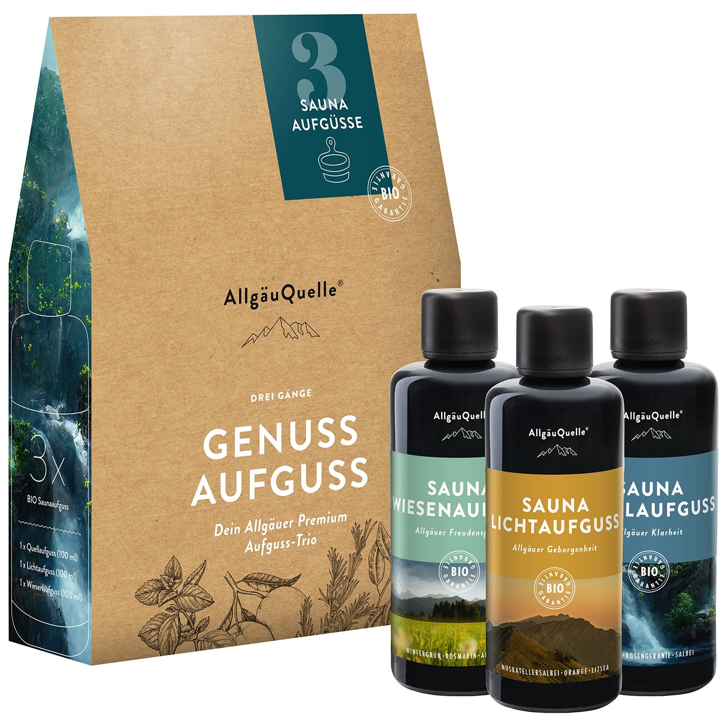Saunaaufguss Set "Genuss"