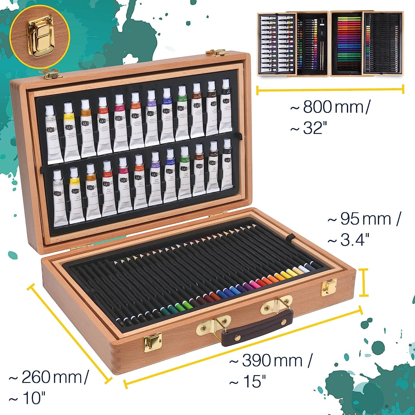 127-teiliges XXL Malset