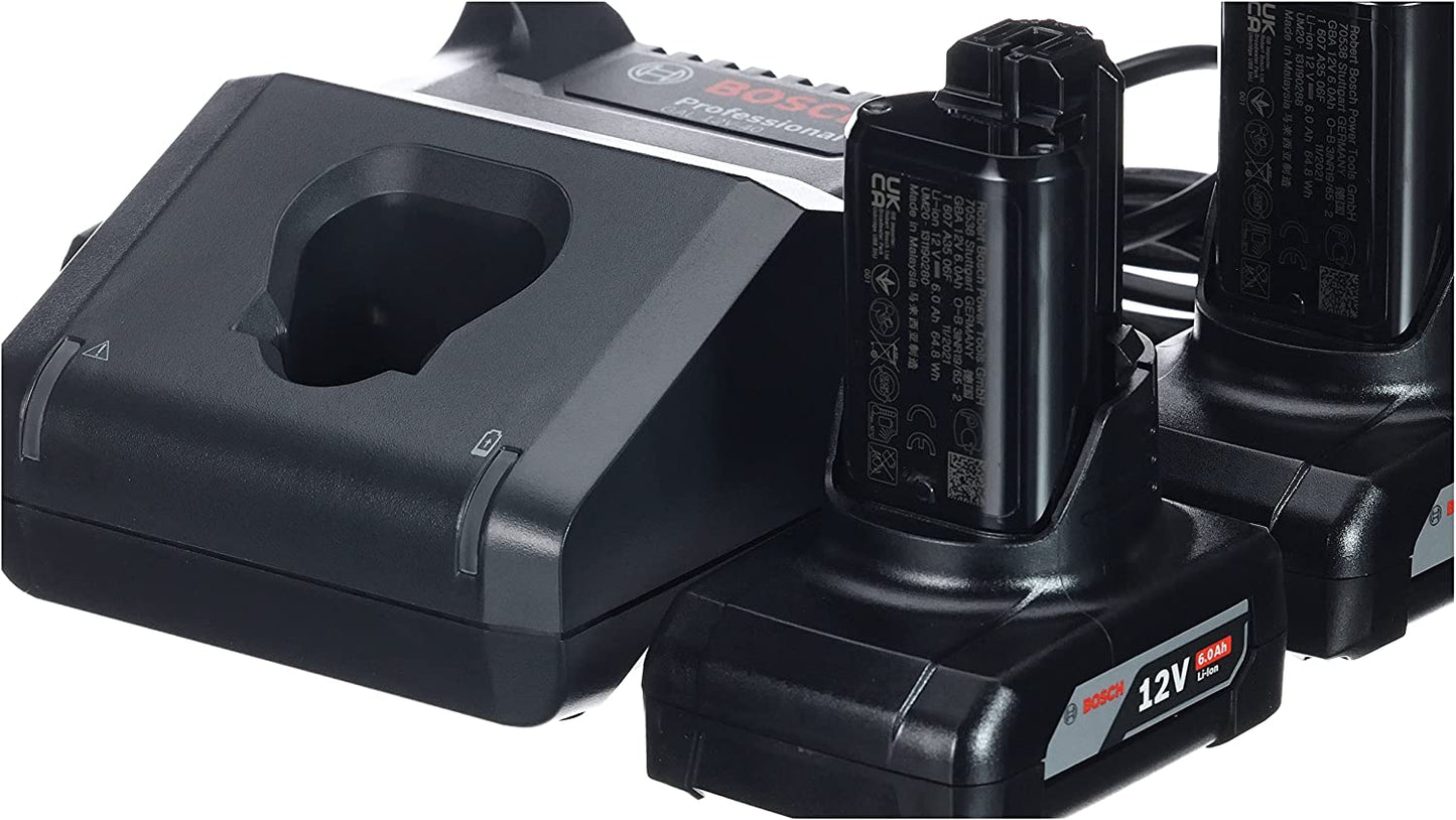Starter-Set 2x GBA 12V 6.0Ah + GAL 12V-40