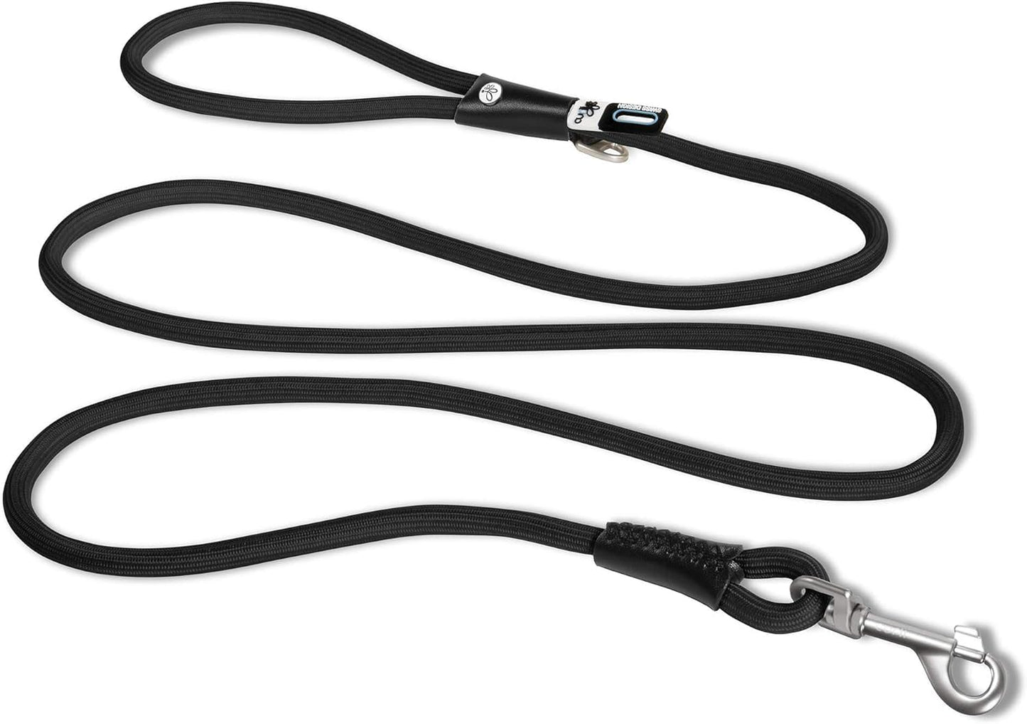 Stretch Comfort Leash, Black, M