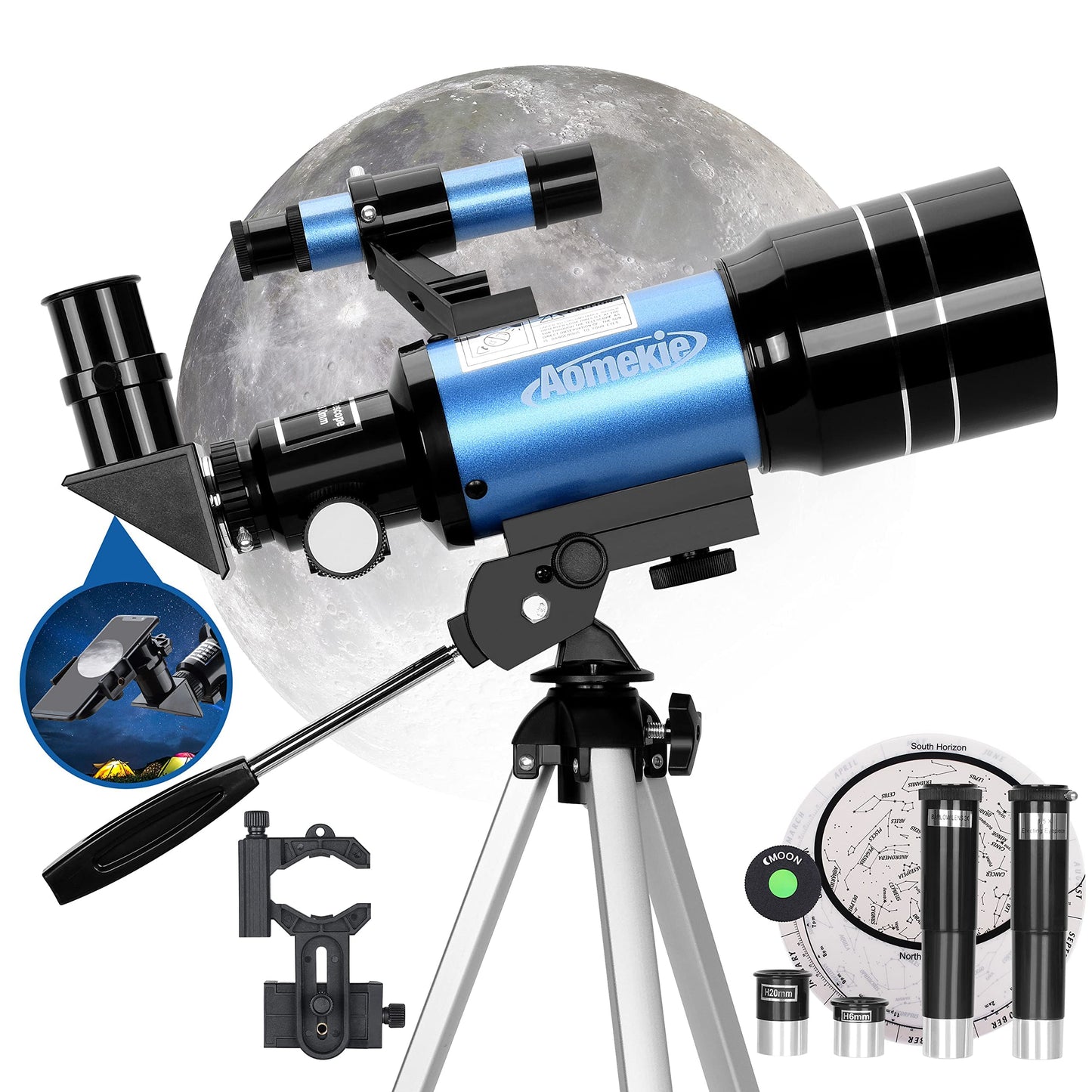 Astronomisches Fernrohr, Astronomisches Fernrohr, 70mm