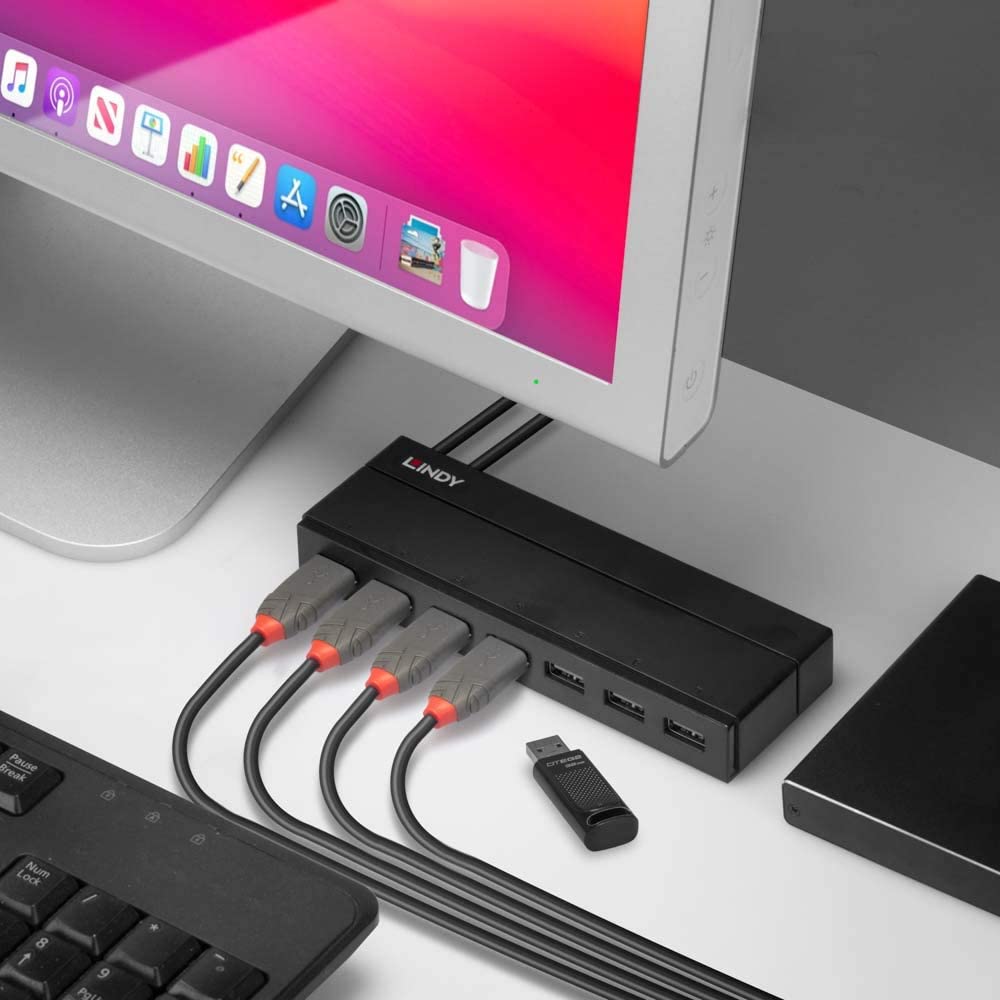 7 Port USB 3.0, USB-Hub
