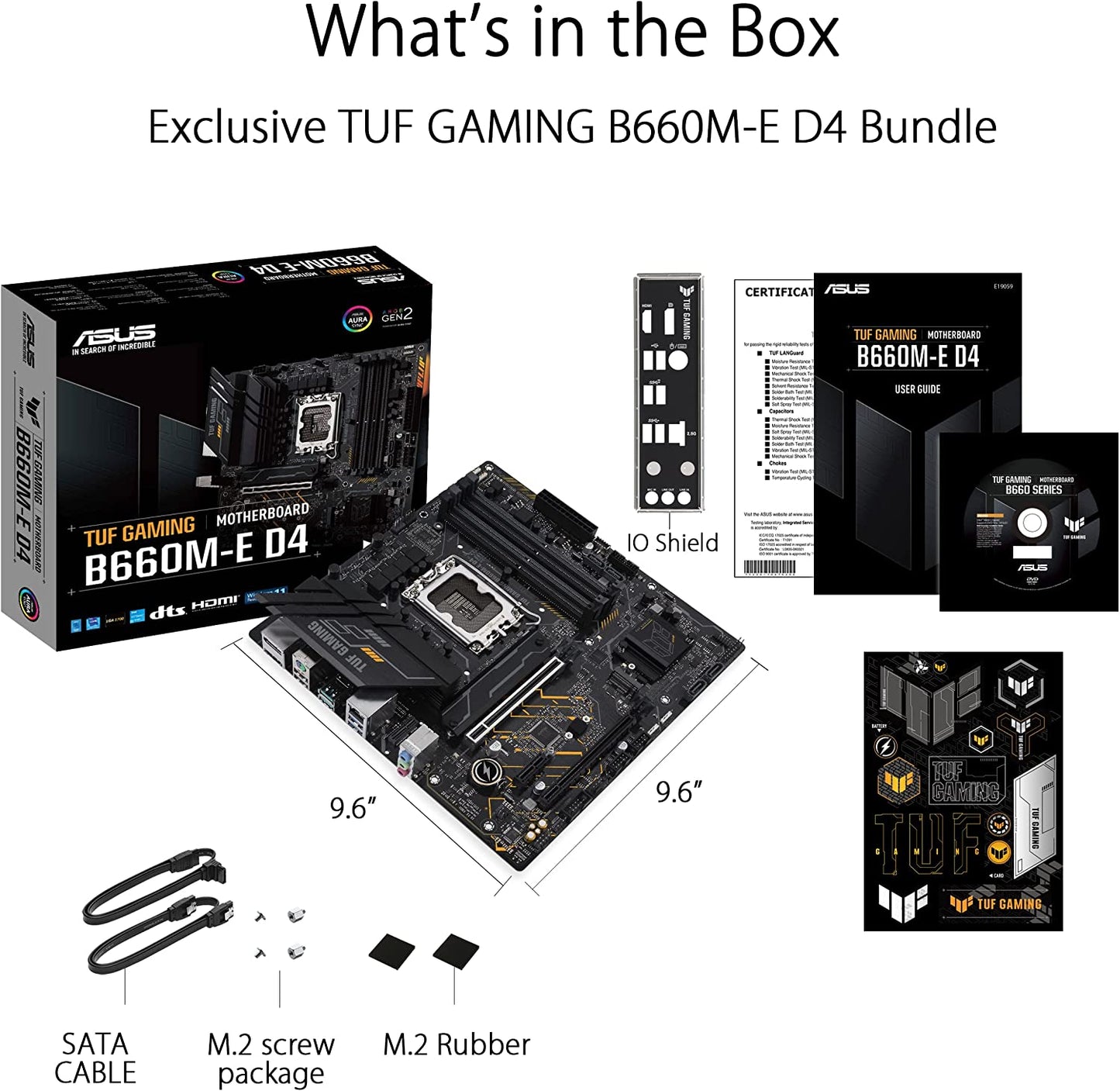 TUF GAMING B660-PLUS WIFI D4, Mainboard