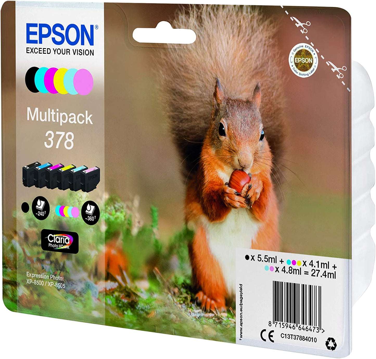 Multipack 378 (C13T37884010), Tinte