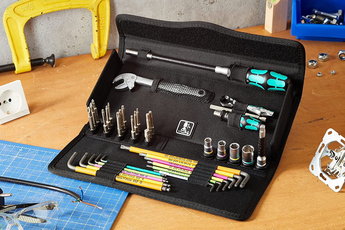 Kraftform Kompakt F 1, für Fensterbauer, 35-teilig, Werkzeug-Set