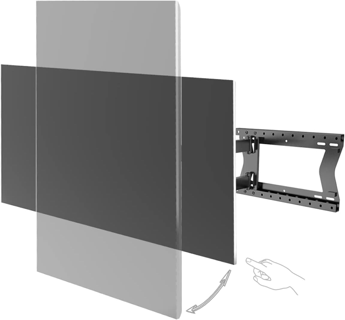 TV Halterung, 120 cm / 40 kg / VESA max. 400 / FLEX, Schwarz