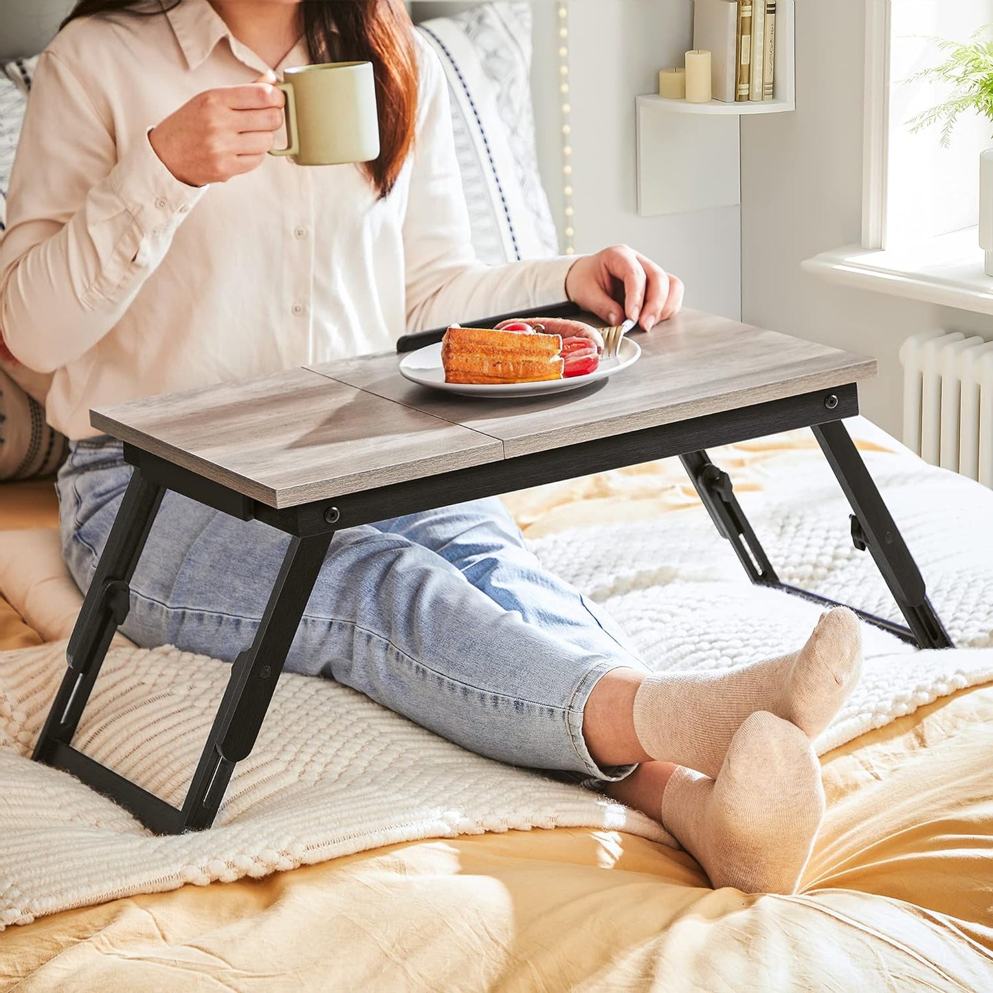 Laptoptisch, Greige