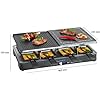 Raclettegrill RG 3518, Raclette mit heissem Stein + Grillplatte