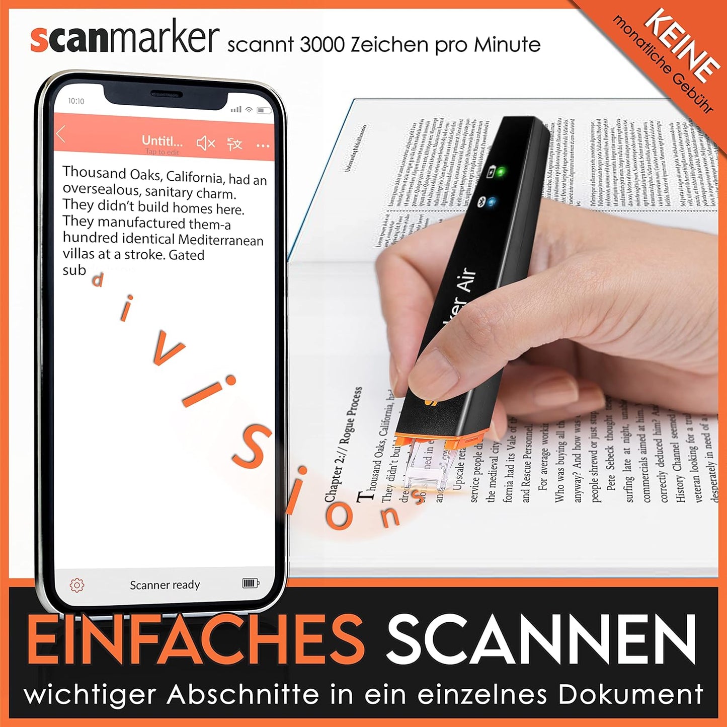 Scanmarker Air, Schwarz Scanmarker Luft