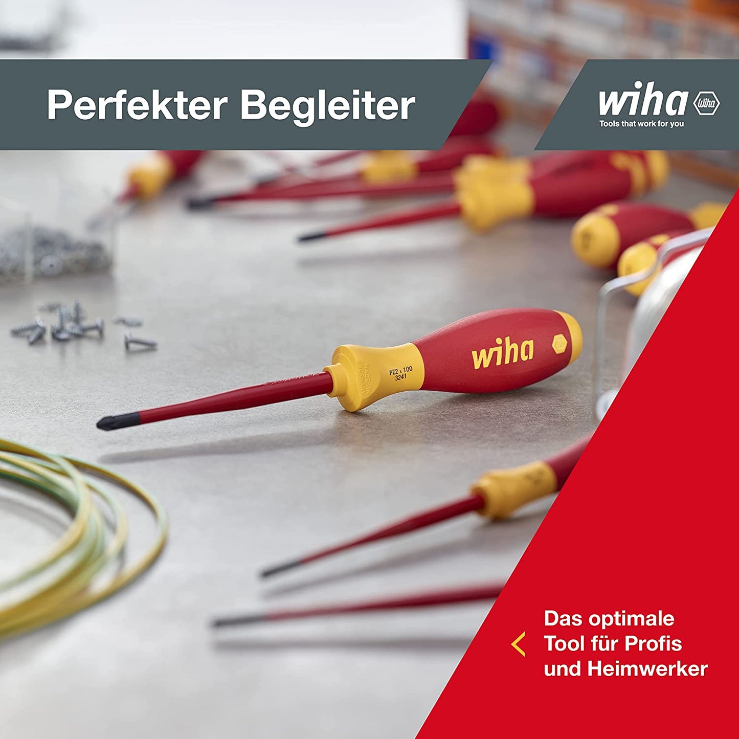 Schraubendreher-Set SoftFinish electric slimFix, 6-teilig
