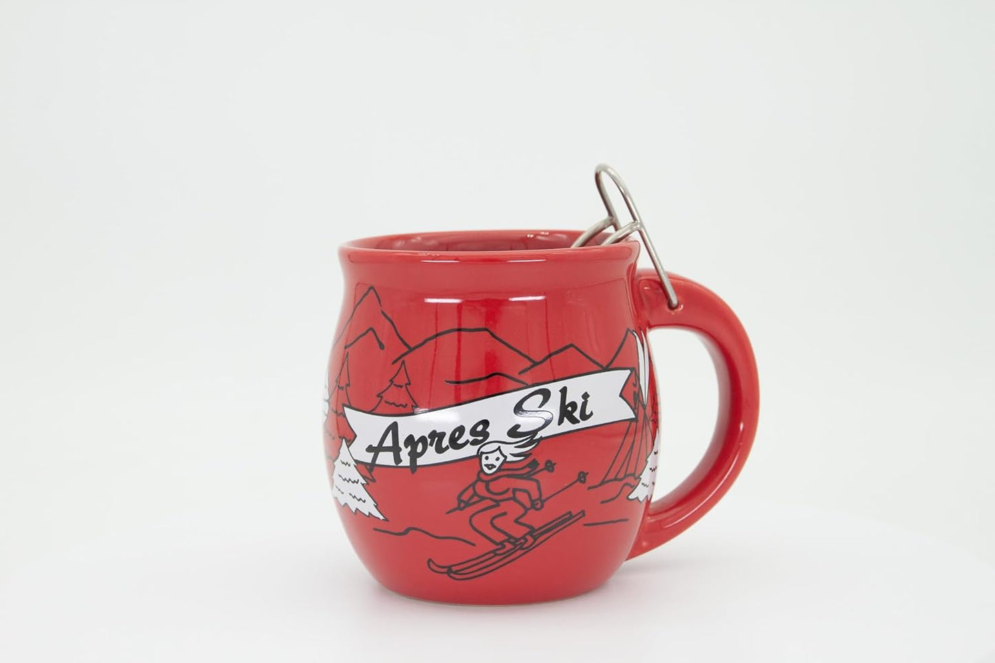 Feuerzangentasse Set, Rot/Après-ski