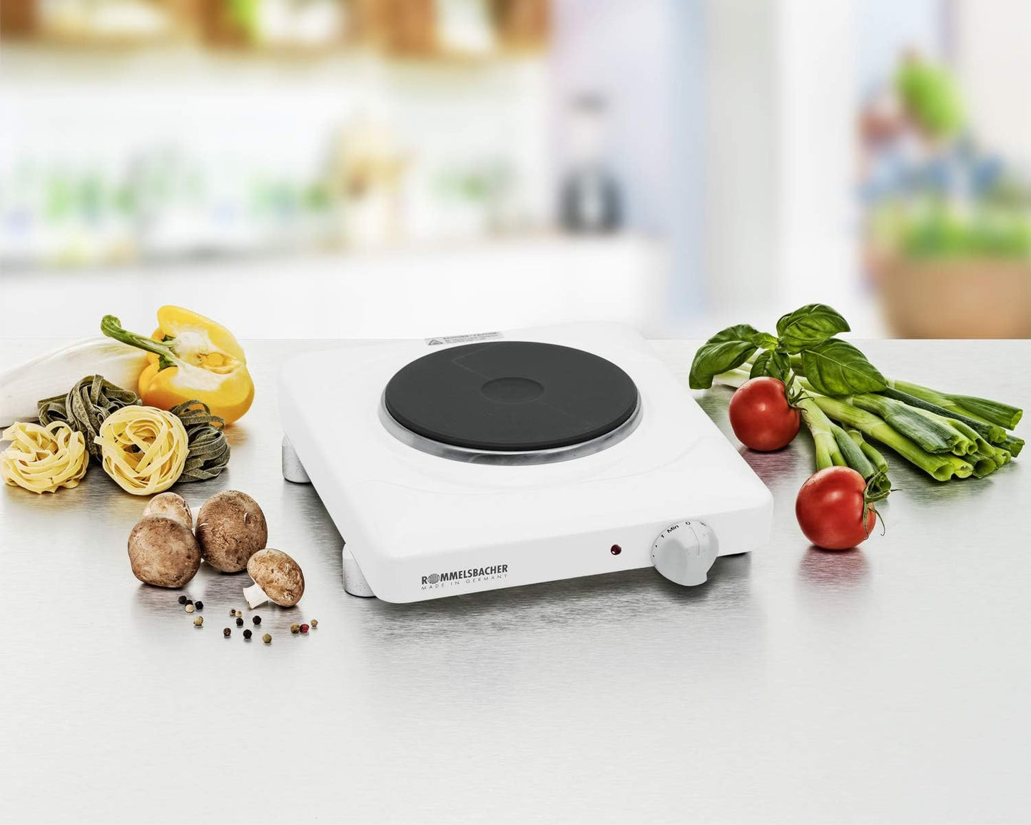 Einzelkochplatte THS 815, 800 Watt, mit Zeitschaltuhr, Single