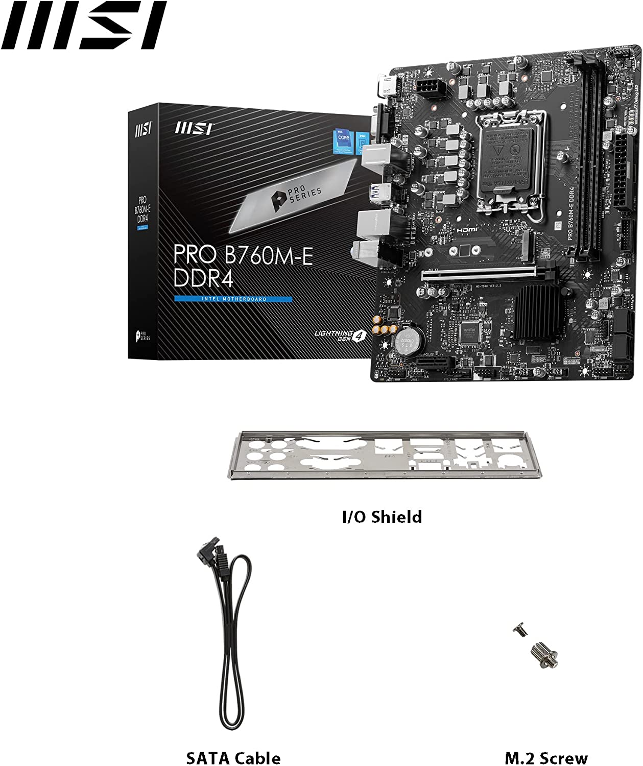 PRO B760M-E DDR4, Mainboard