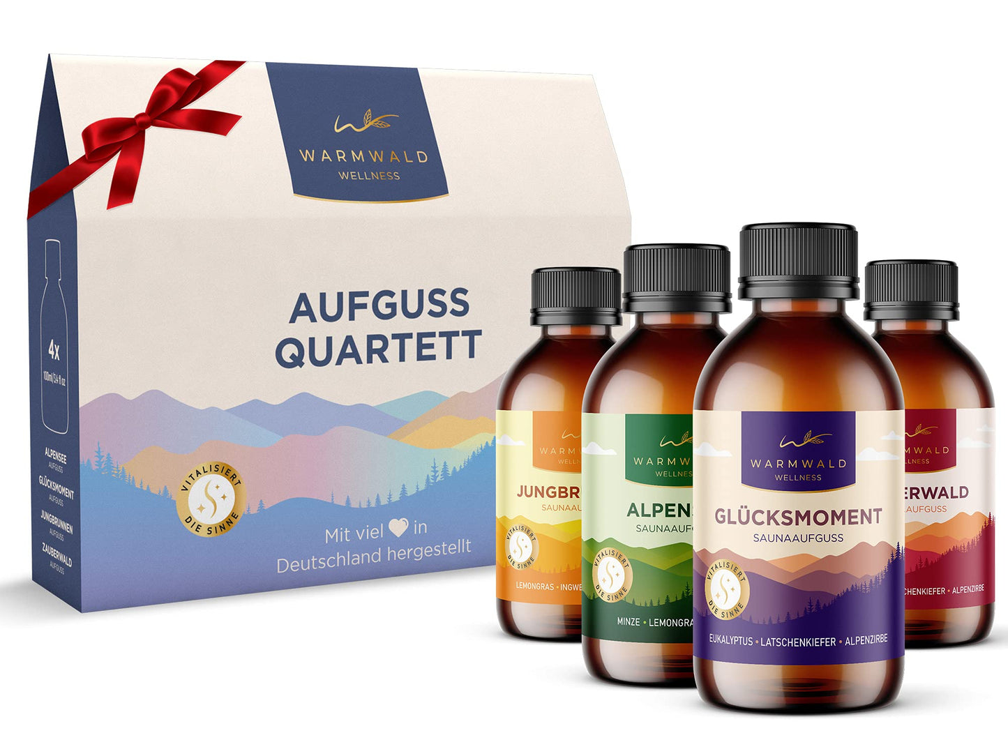 Saunaaufguss, Warmwald QUARTETT - 4 x 100ml
