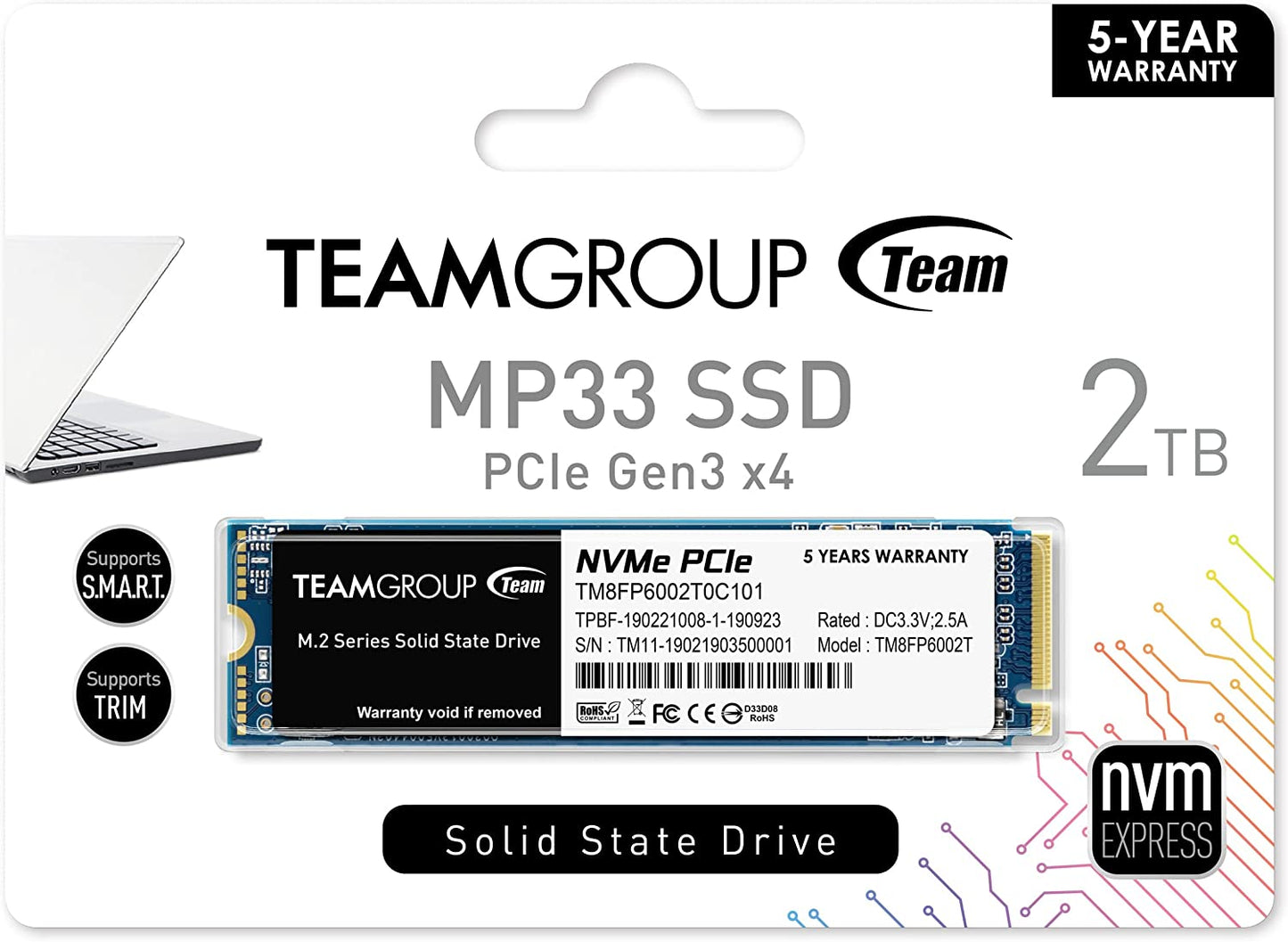 MP33 2 TB, SSD
