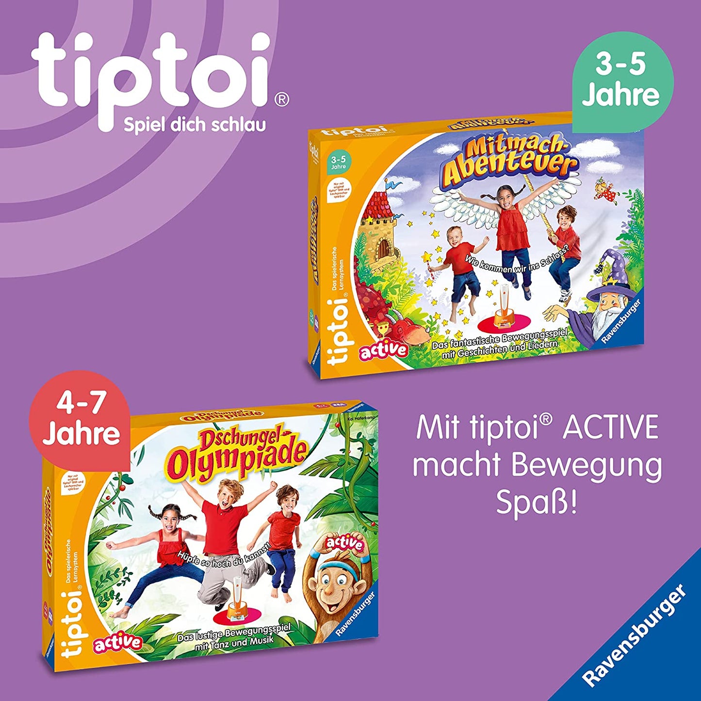 tiptoi ACTIVE Set Kunterbuntes Tanz-Theater, Brettspiel