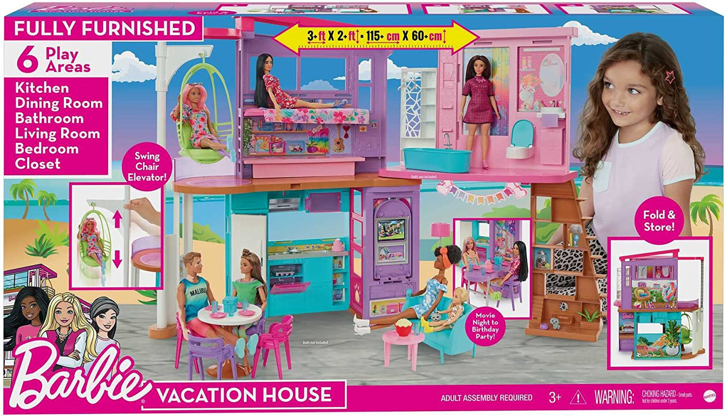 Barbie Malibu Haus, Spielgebäude, Violett
