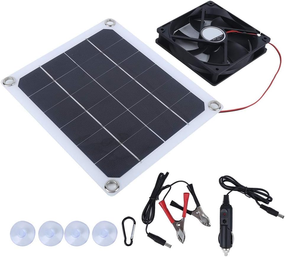Solarpanel + Lüfter