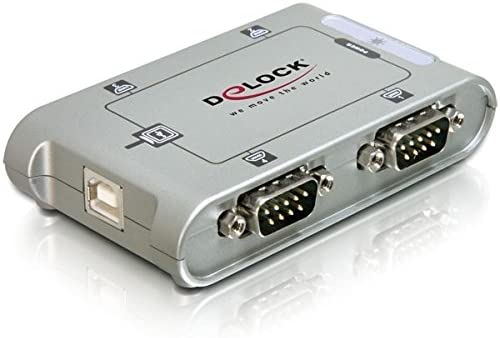 USB 2.0 Adapter, USB-A Stecker > 4x Seriell RS-232 Stecker