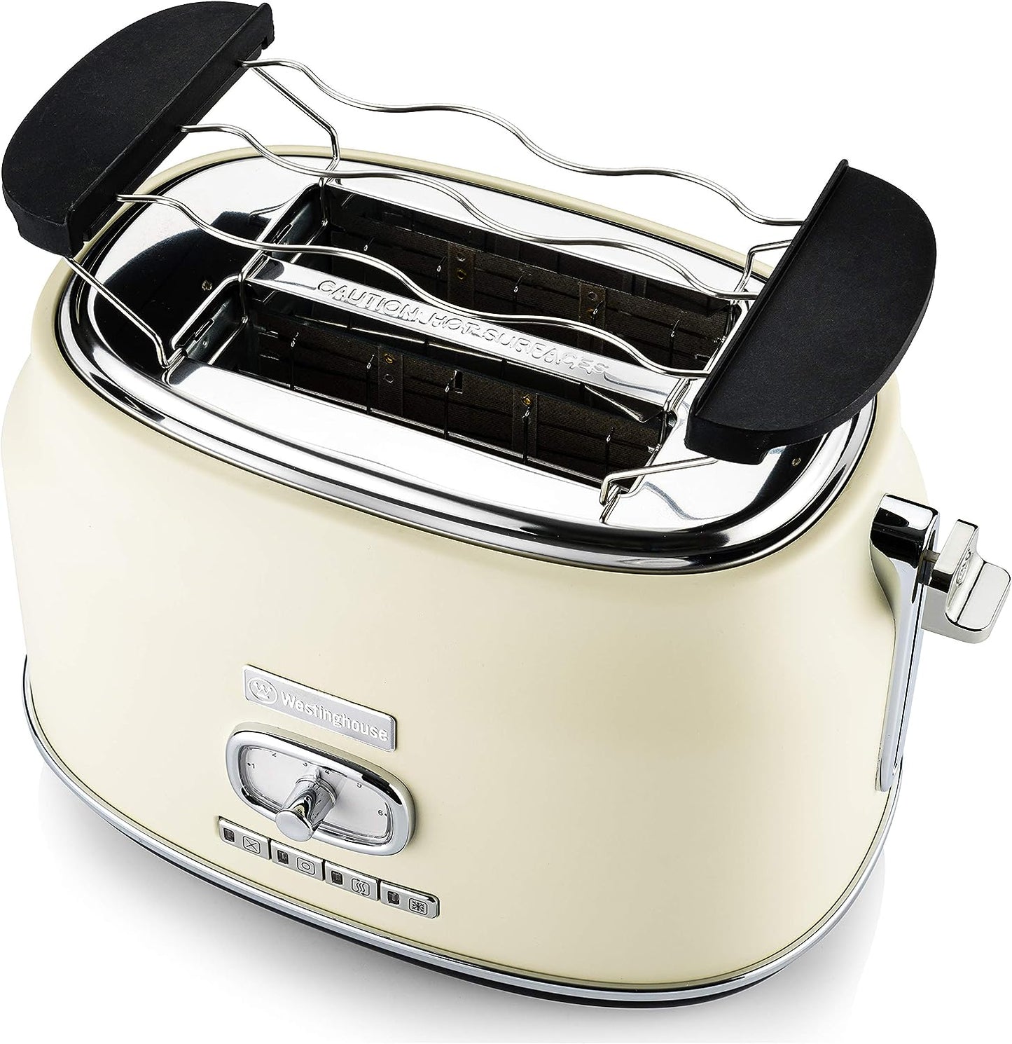 2 Scheiben Retro Toaster, Farbe: Weiss