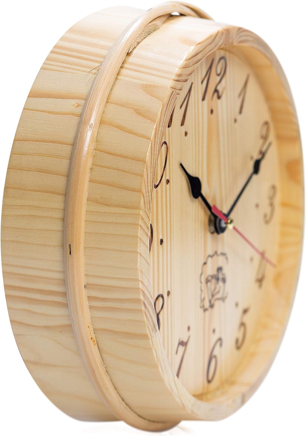 Sauna Wanduhr