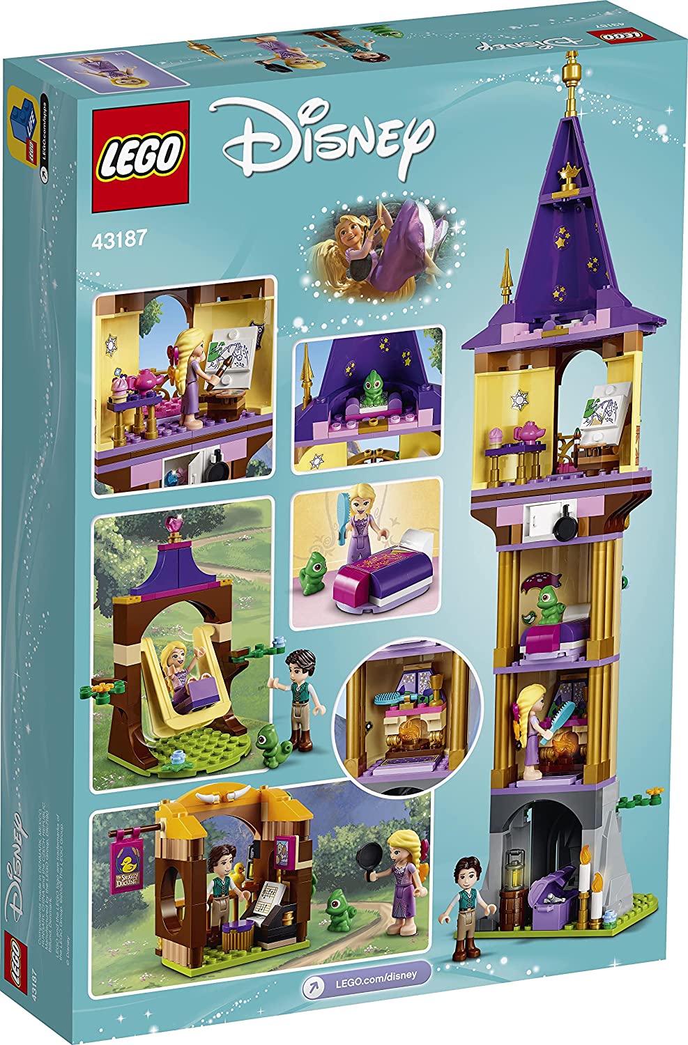 43187 Disney Princess Rapunzels Turm, Konstruktionsspielzeug
