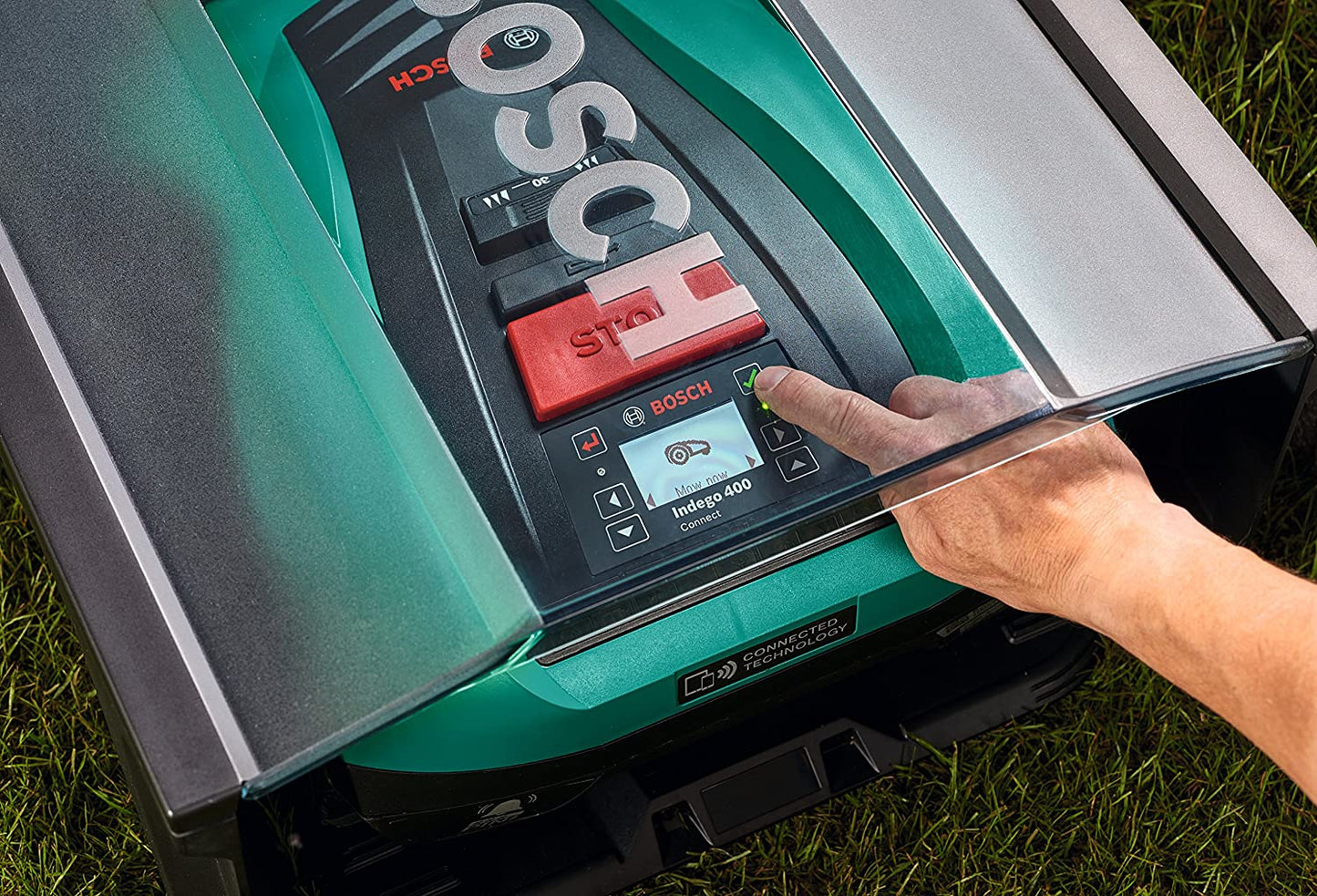 Indego-Garage, Abdeckung