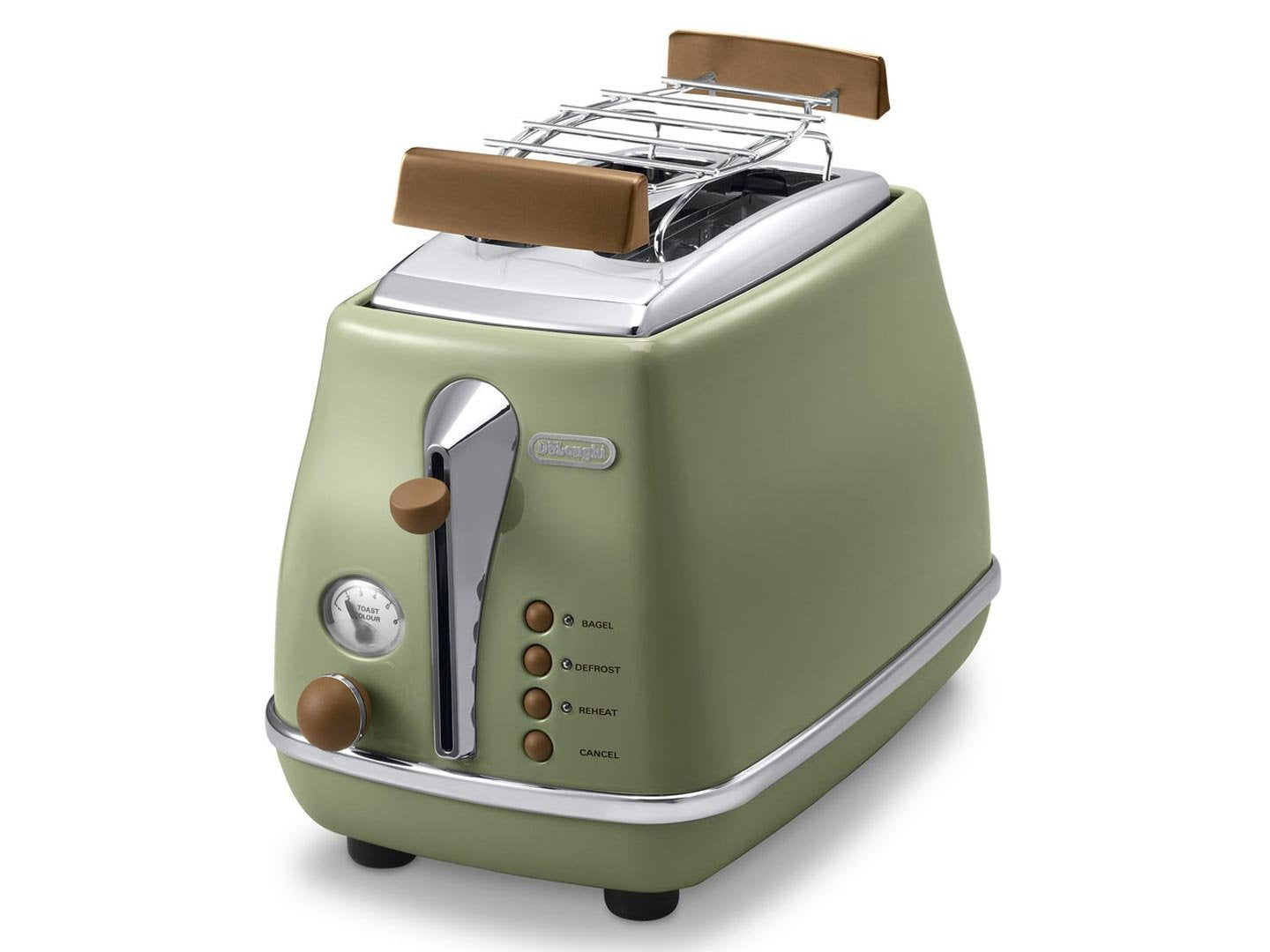 Icona Vintage Toaster, Farbe: Olive